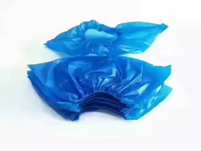 蓝色塑料鞋套